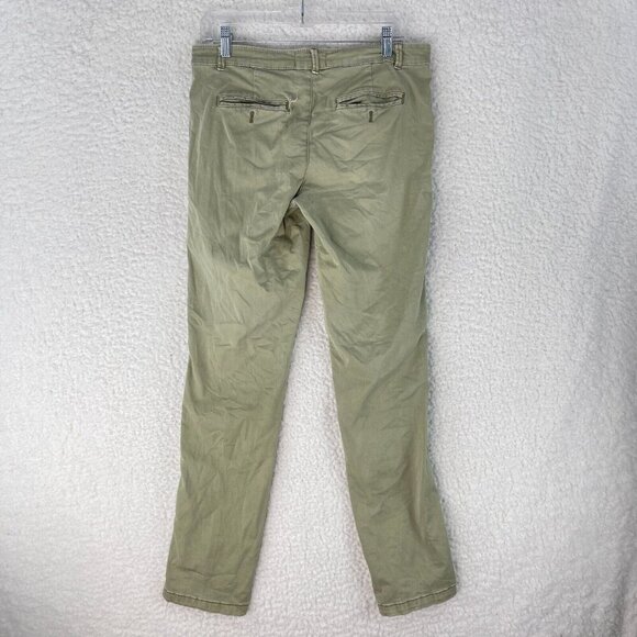 Anthropologie Tan‎ Chino Relaxed Straight Leg Pants Womens Casual Size 28 - Picture 10 of 16